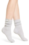 Ugg(r) Ribbed Crew Socks In Gray