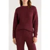 Ugg(r) Riz Rib Sweater In Burgundy