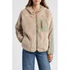 Ugg(r) Ruthie Fleece Zip Jacket In Putty/moss Green