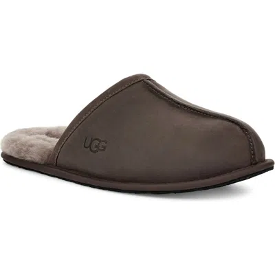 Ugg(r) Scuff Slipper In Thunder Cloud Leather