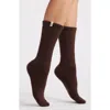 Ugg(r) Shealy Cozy Crew Socks In Brown
