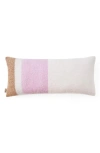 Ugg Simona Faux Mohair Bolster Pillow, 14" X 36" In White