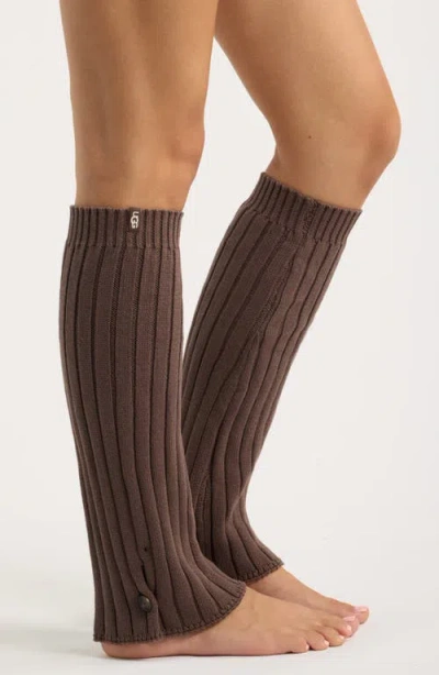 Ugg (r) Talullah Cotton Blend Rib Leg Warmers In Red