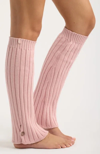 Ugg (r) Talullah Cotton Blend Rib Leg Warmers In Pink