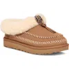 Ugg(r) Tasman Alpine Genuine Shearling Clog In Chestnut