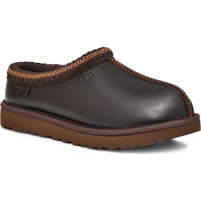 Ugg(r) Tasman Leather Slipper In Ironwood