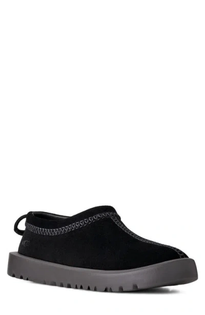 Ugg (r) Tasman Unlined Suede Slipper In Black