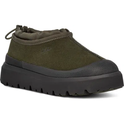 Ugg(r) Tasman Waterproof Hybrid Slip-on Shoe In Forest Night/black