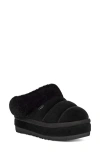 Ugg(r) Tazzlita Genuine Shearling Trim Platform Slipper In Black