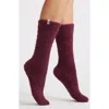 Ugg(r) Teddi Cozy Crew Socks In Pink