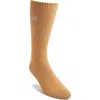 Ugg(r) Trey Rib Crew Socks In Amber Glass
