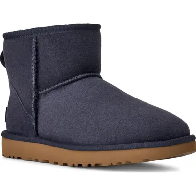 Ugg(r) Ugg Classic Mini Ii Genuine Shearling Lined Boot In Blue