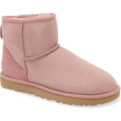 Ugg(r) Ugg Classic Mini Ii Genuine Shearling Lined Boot In Pink
