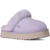Ugg Disquette Shearling-trim Mules In Animal Print