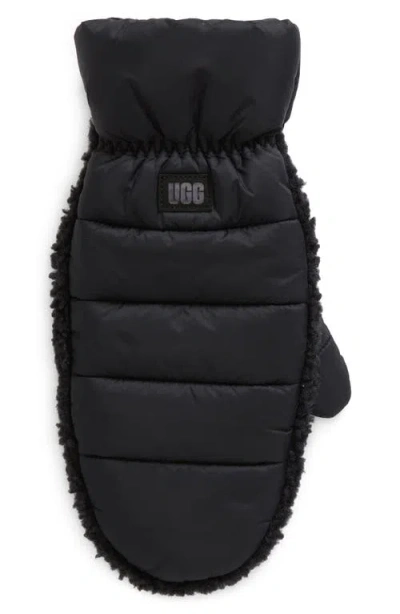 Ugg (r) Fluff Mittens In Black