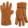 Ugg Fluff Gloves In Brown