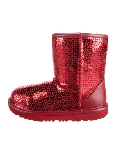 Pre-owned Ugg Babies' S Kids Shoes In Red