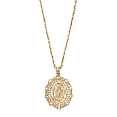Öugie Gold The 'our Lady' Necklace