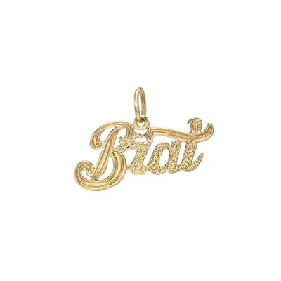 Öugie Women's Gold Brat Pendant