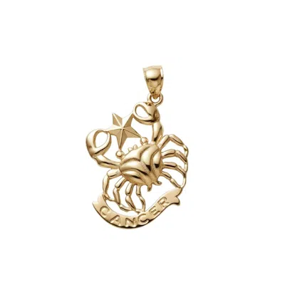 Öugie Women's Gold The Cancer Pendant