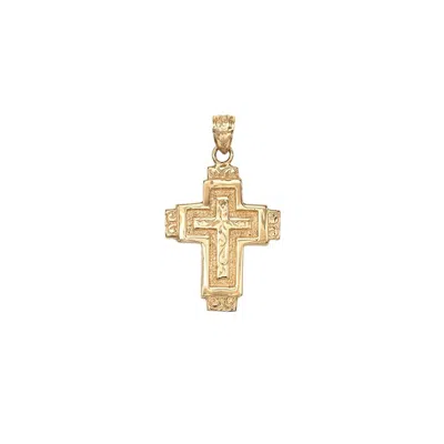 Öugie Women's Gold The Geo Cross Pendant