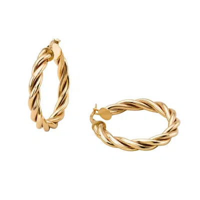 Öugie Women's Gold The Large Rosalia Hoops