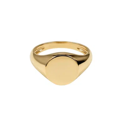 Öugie Women's Gold The Round Signet