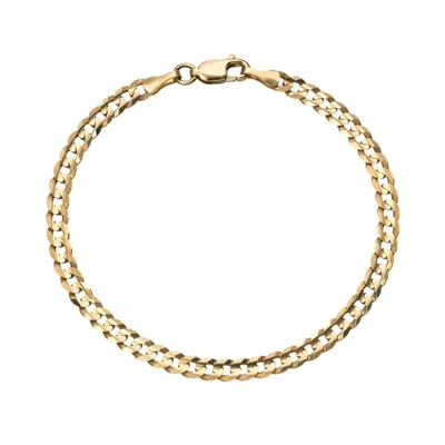 Öugie Women's Gold The Small Curb Chain Bracelet