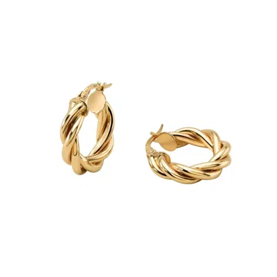Öugie Women's Gold The Small Rosalia Hoops