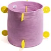 Ugly Rugly Large Spiral Storage Basket In Purple