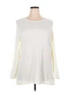 U-knit Pullover Sweater In White