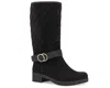 Ulan Waterproof Quilted Boots In Black In Black