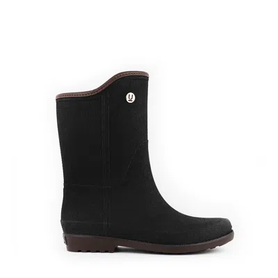 ULAN WOMEN'S FABRIC TOUCH RAIN BOOTS BY ULAN