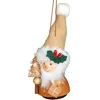 Ulbr Christian Icht Ornament - Santa With Tree - 5"h X 2"w X 2.25"d