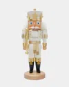 Ulbricht Glazed Prince Nutcracker, 15" In White