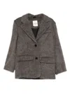 Uli Schneider Flap-pocket Blazer In Brown