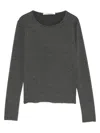 Uli Schneider Longsleeve T-shirt In Gray