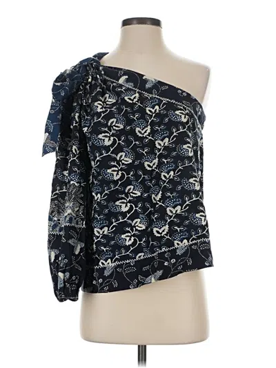 Pre-owned Ulla Johnson 3/4 Sleeve Blouse In Blue