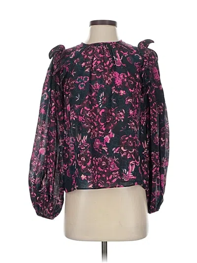 Pre-owned Ulla Johnson 3/4 Sleeve Blouse In Pink