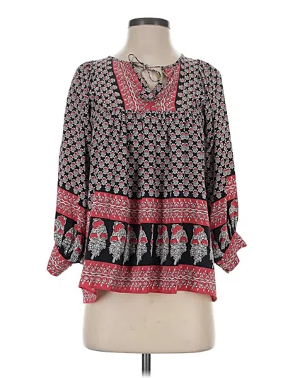 Pre-owned Ulla Johnson 3/4 Sleeve T-shirt In Red