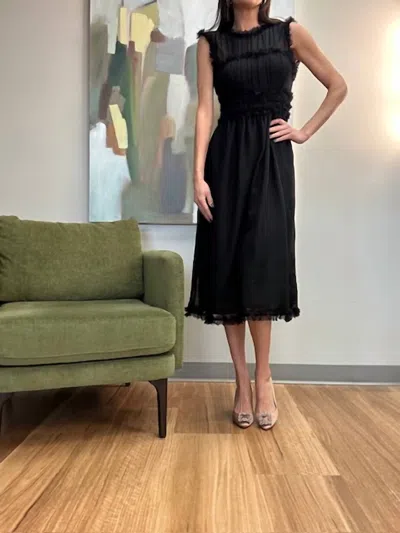 Ulla Johnson Aberdeen Dress In Noir In Black