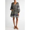 Ulla Johnson Abri Mini Dress In Raven In Black