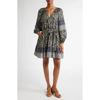 ULLA JOHNSON ULLA JOHNSON ABRI LONG SLEEVE FIT & FLARE DRESS