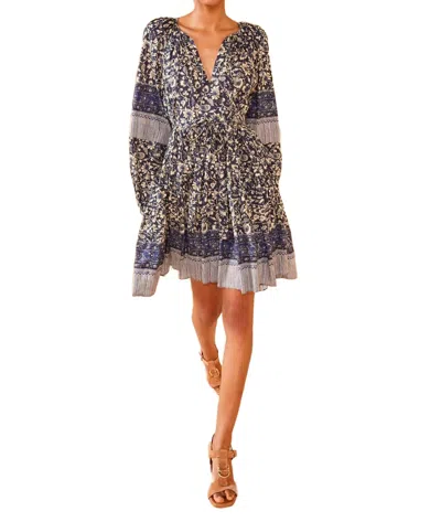 Ulla Johnson Abri Mini Dress In Raven In Gray