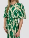 Ulla Johnson Silhuette Midi Dress In Green