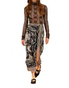 Ulla Johnson Adara Skirt In Obsidian In Black