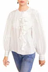 Ulla Johnson Adelaide Blouse In Chalk In White