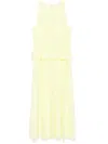 Ulla Johnson Adeline Midi Dress In Cit Citron
