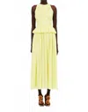 Ulla Johnson Adeline Maxi Sleeveless Dress In Citron In Yellow