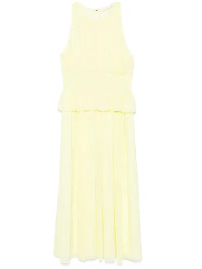 Ulla Johnson Adeline Midi Dress In Cit Citron